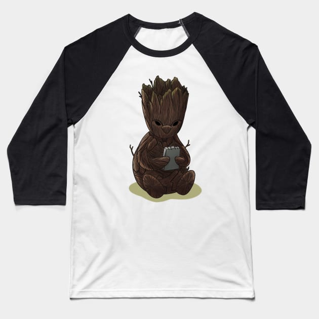 Groot Penguin Mashup Baseball T-Shirt by Sketchbook ni Abi